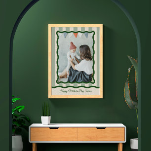 Póster Regalo personalizado del Día de la Madre Tendencia