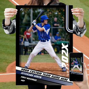 Póster Regalo personalizado para jugador de béisbol en az