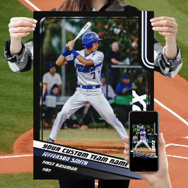 Póster Regalo Personalizado para Jugador de Béisbol en Az