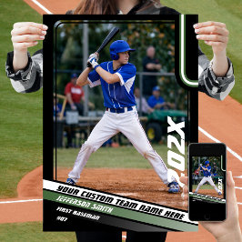 Póster Regalo personalizado para jugador de béisbol en ve