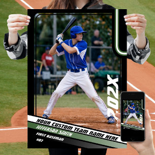 Póster Regalo personalizado para jugador de béisbol en ve