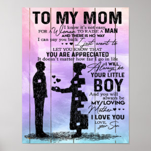 Póster Regalo Personalizado Para La Familia, Presente A L