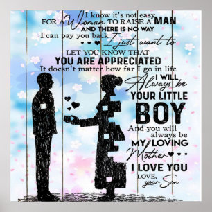 Póster Regalo Personalizado Para Mamá, Ofertas Cutas Pres