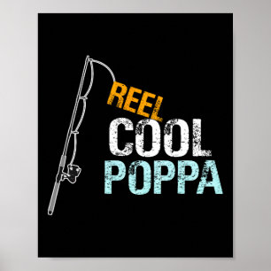 Póster Regalo Poppa De La Nieta Abuela Reel Guay P