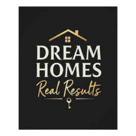 Póster Regalo profesional para agentes inmobiliarios de h