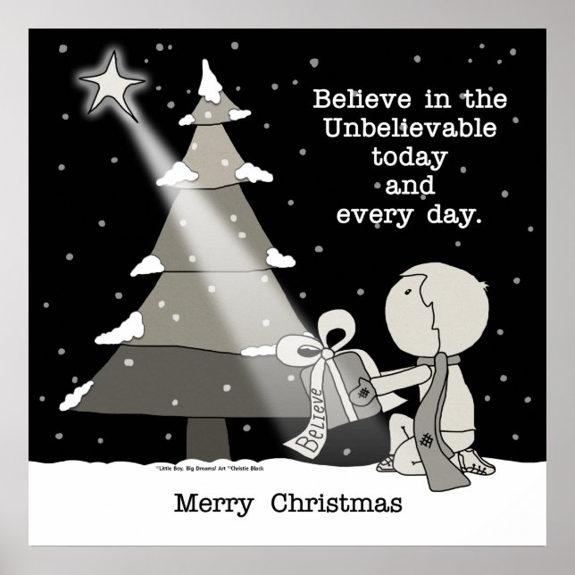 Póster Regalo Regalo-Feliz Navidad (Frente)