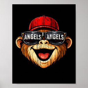 Póster Regalo retro de ángeles para hombres mujeres niños