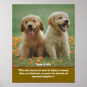 Póster Regalo único para amantes de los perros, Impresion