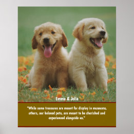 Póster Regalo único para amantes de los perros, impresion