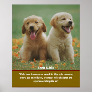 Póster Regalo único para amantes de los perros, impresion