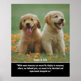 Póster Regalo único para amantes de los perros, Impresion