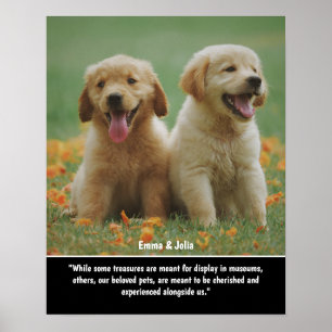 Póster Regalo único para amantes de los perros, Impresion