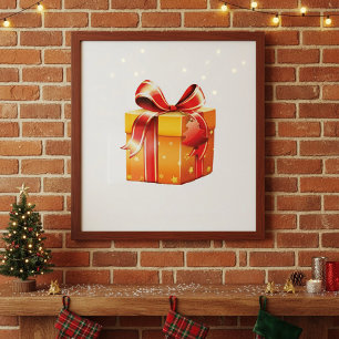 Póster Regalo Wrapped Present
