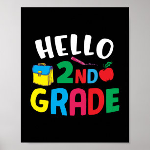 Póster Regalos 2.º Profesor   Hola segundo grado