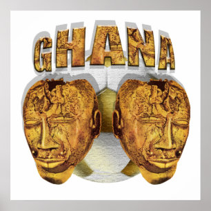 Póster Regalos antiguos de Kofi KolKalli del fútbol del