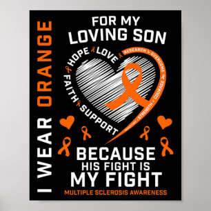 Póster Regalos Apóstol Naranja Son Esclerosis Múltiple Aw