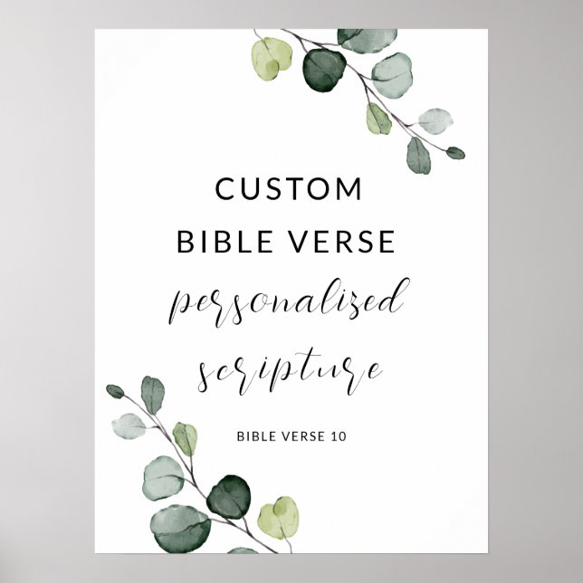 Póster Regalos cristianos personalizados, (Frente)