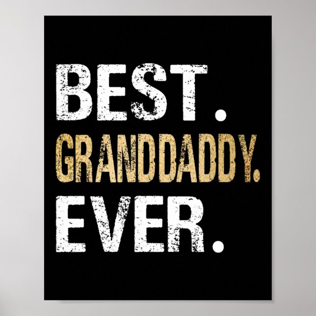 Póster Regalos De Abuelo De Nieta (Frente)