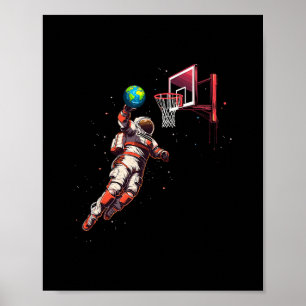 Póster Regalos de astronauta boceto espacio exterior homb
