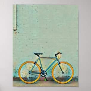 Póster Regalos de bicicleta para ella
