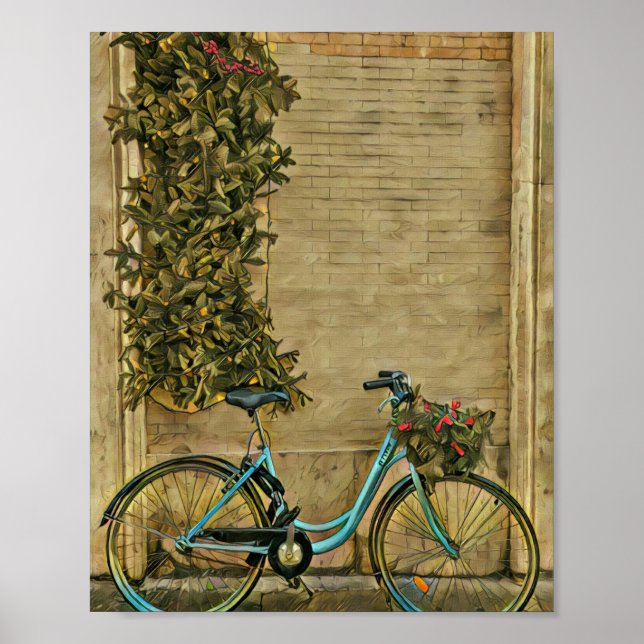 Póster Regalos de bicicleta para ella (Frente)