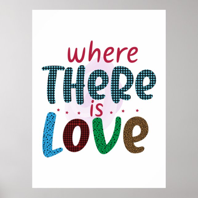 Póster Regalos de boda | Donde Hay Amor (Frente)