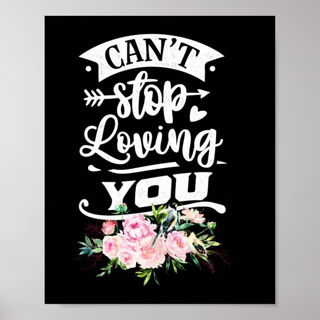 Póster Regalos de boda | No puede dejar de amarte (Frente)