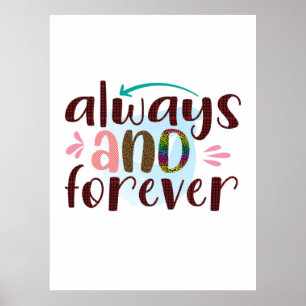 Póster Regalos de boda   Siempre Y Para Siempre