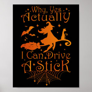 Póster Regalos De Brujas De Halloween Por Qué Sí Puedo Co