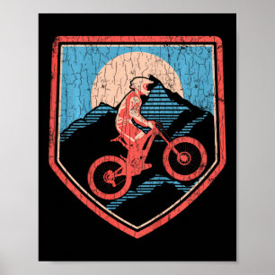 Póster Regalos de ciclismo de bicicleta de montaña para n