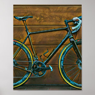 Póster Regalos de ciclismo de época Regalos de biciclet