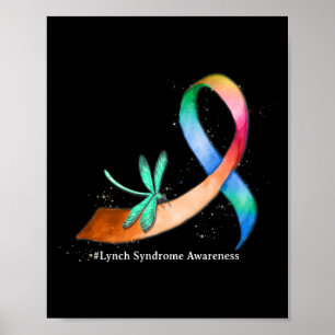 Póster Regalos de Conciencia del Síndrome de Lynch con Ci