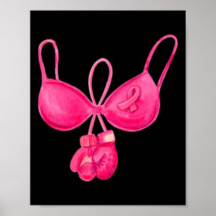 Póster Regalos De Concienciación Sobre El Cáncer De Mama