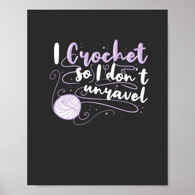Póster Regalos de Crocheting (Frente)