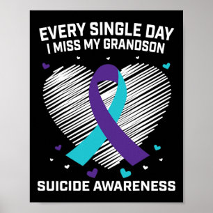 Póster Regalos De Dolor Por La Pérdida Del Suicidio De Ni