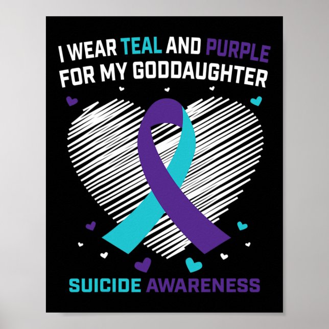 Póster Regalos de duelo Pérdida Hija Suicidio Conciencia (Frente)