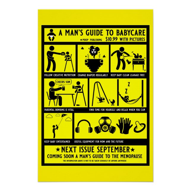 Póster Regalos De Guía Para Nuevos Dads (Anverso)