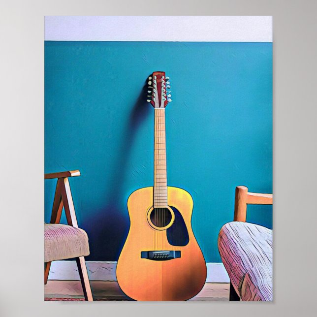 Póster Regalos de Guitarismo (Frente)
