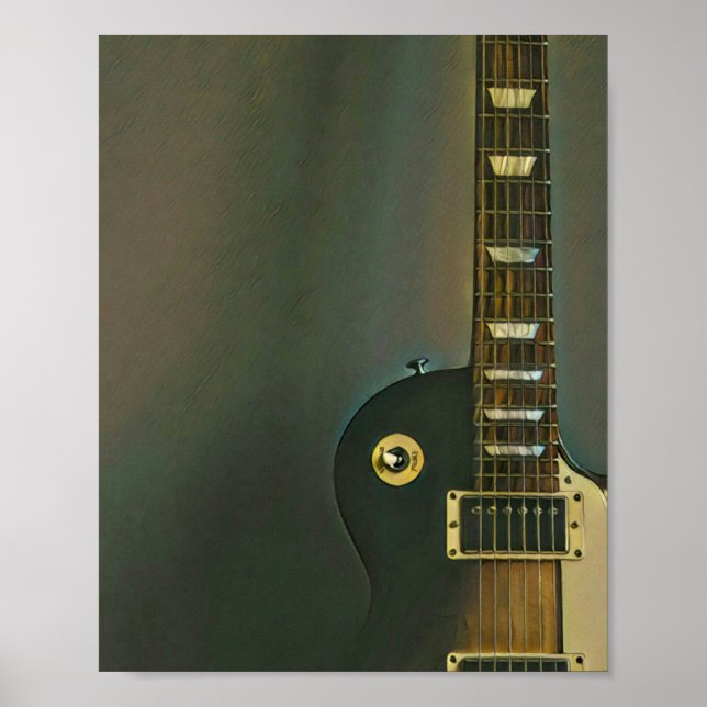 Póster Regalos de guitarra para él (Frente)