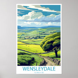 Póster Regalos de Inglaterra de Wensleydale Yorkshire