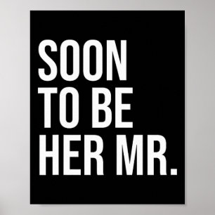 Póster Regalos de la novia para su futuro marido 