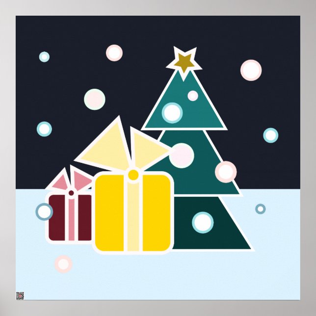 Póster Regalos de Navidad (Frente)