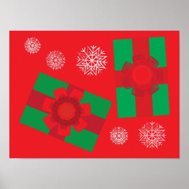 Póster Regalos de Navidad (Frente)