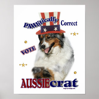 Póster Regalos de pastores australianos