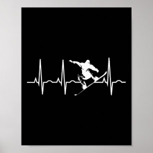 Póster Regalos De Snowboard - Camisa De Palo De Snowboard