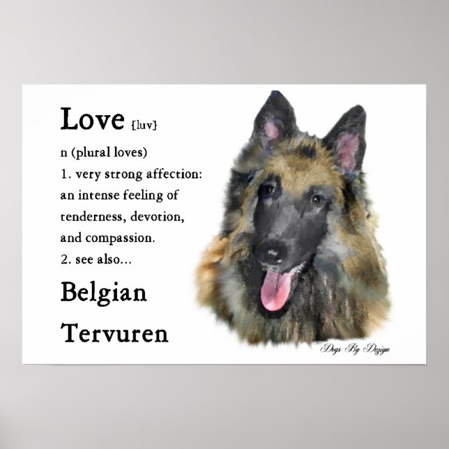 Póster Regalos de Tervuren de Bélgica (Frente)