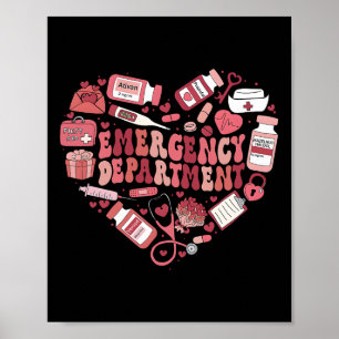 Póster Regalos del Día de San Valentín para Enfermeras de
