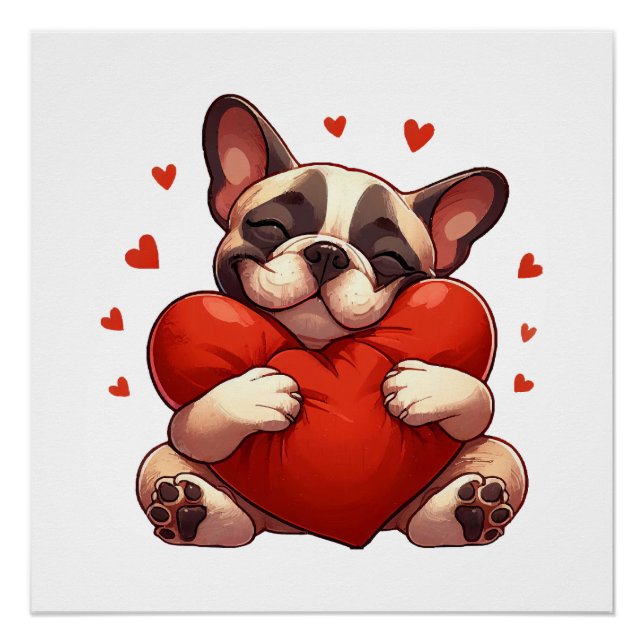 Póster Regalos del Día de San Valentín para Pitbull (Anverso)