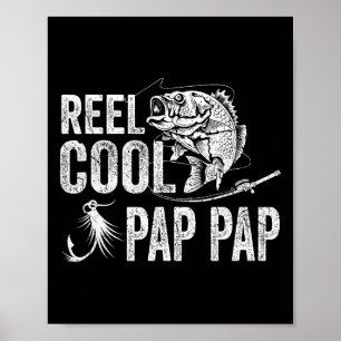 Póster Regalos del Día del Padre para Papá Pescador Genia