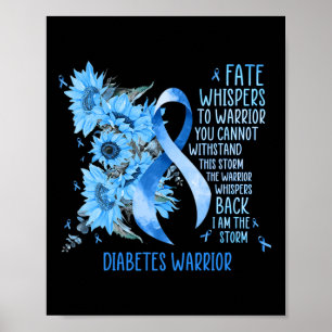 Póster Regalos Del Mes De Concienciación Sobre La Diabete